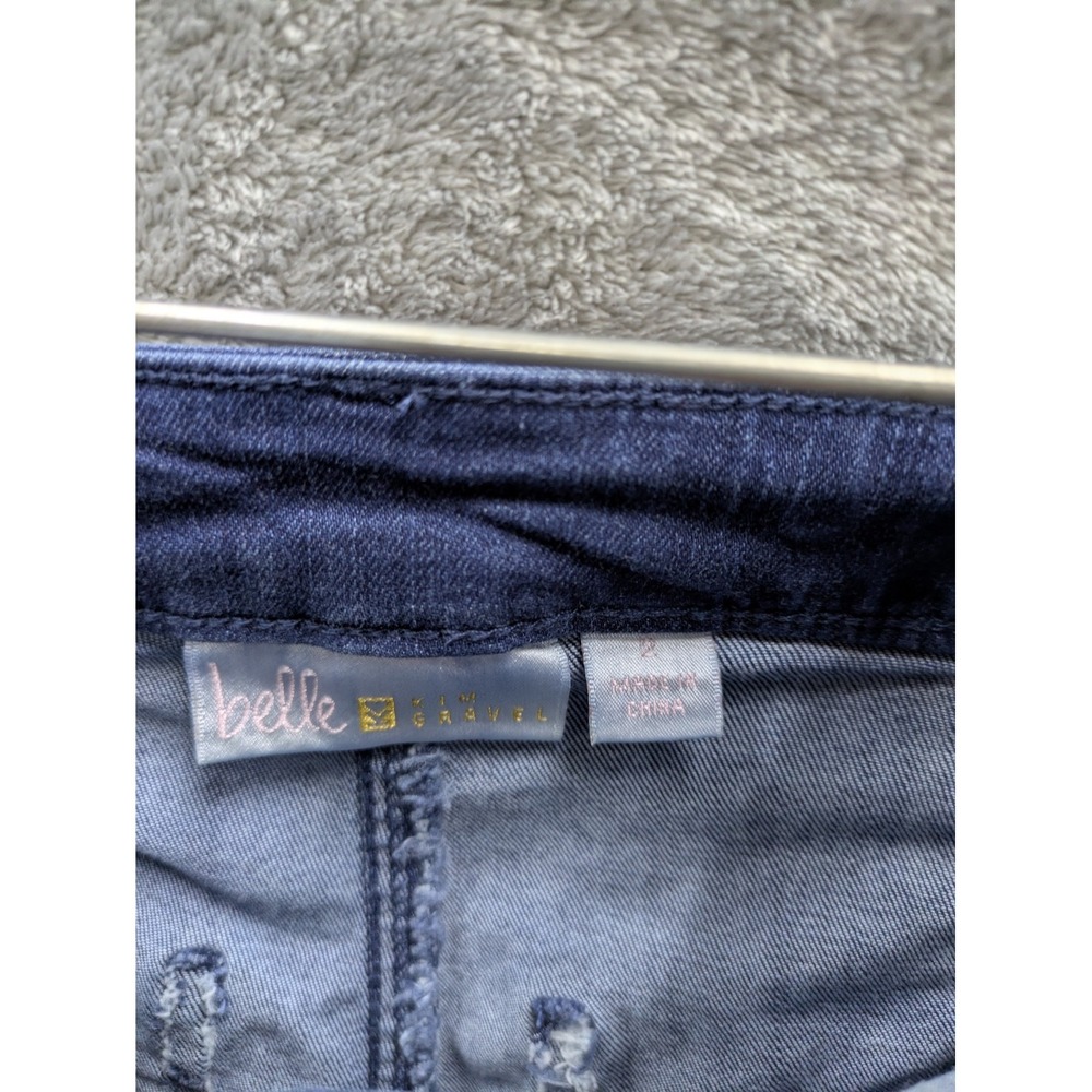 Mid Rise Straight Jeans Women's 2 Casual‎ Zipper Pockets - Picture 2 of 8